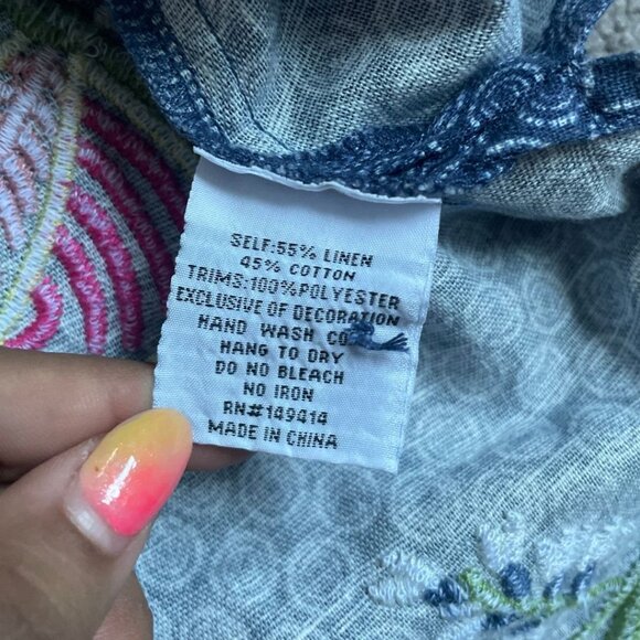 Johnny Was Arla Bishop Sleeve Dress - Picture 5 of 5